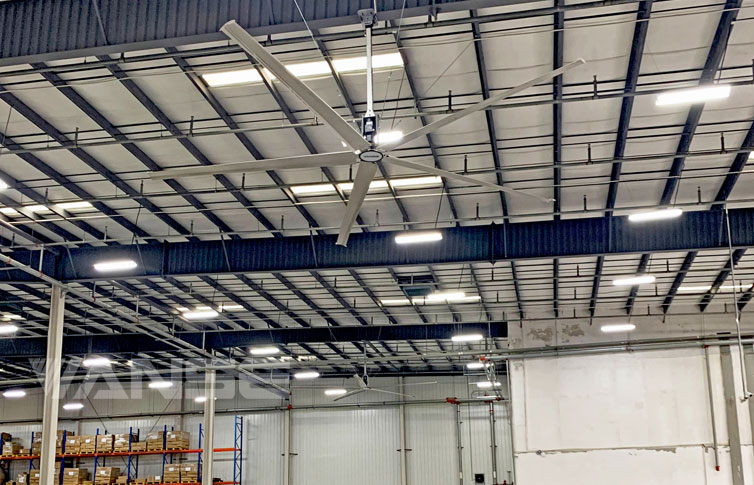 上海百世物流倉庫工業大風扇